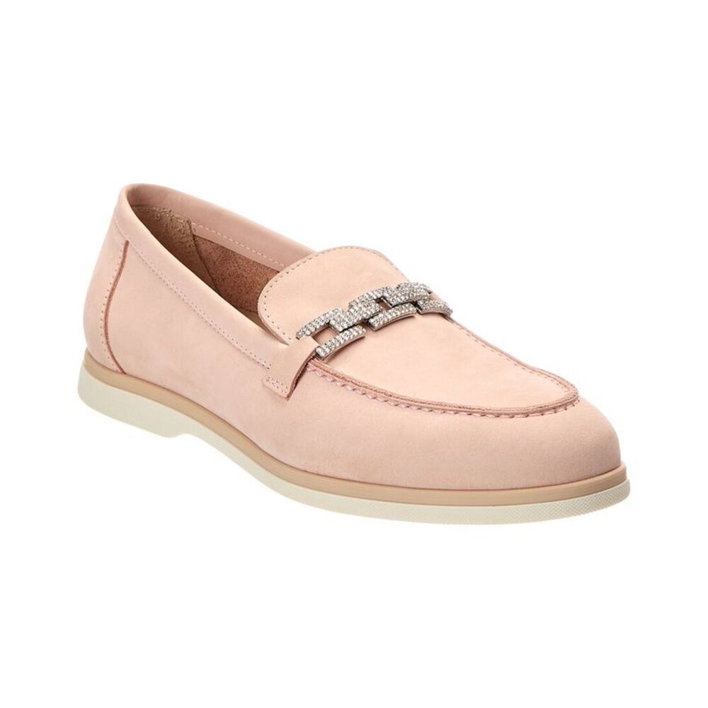 Baldinini Leather Moccasin, Pink
